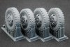 ScaleX WM 35014С D-30 Ordinary and sagged wheel set (for Trumpeter) 1/35